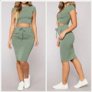 Stylish Green Women's Skirt